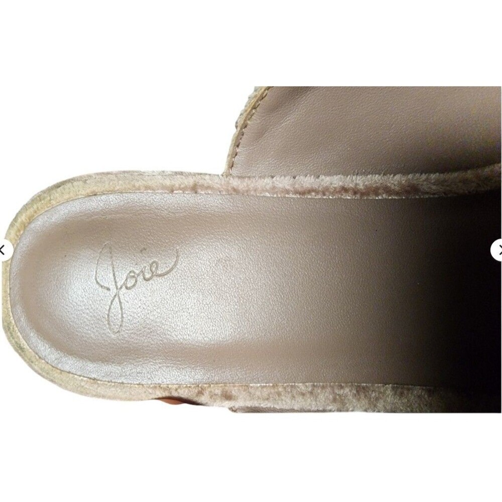 Joie Jadine Velvet Mules Blush Color Size EU 39 Embellished 'Love' and Bee Pins - Picture 9 of 9